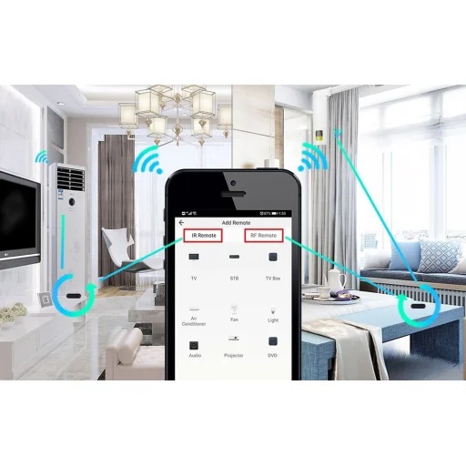 MOES UFO-R2-RF Wi-Fi IR/RF inteligentný diaľkový ovládač - 6