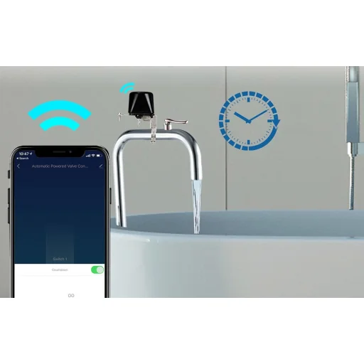 MOES WV-LZ-BK Wi-Fi inteligentný ovládač vodného a plynového ventilu, čierny - 7