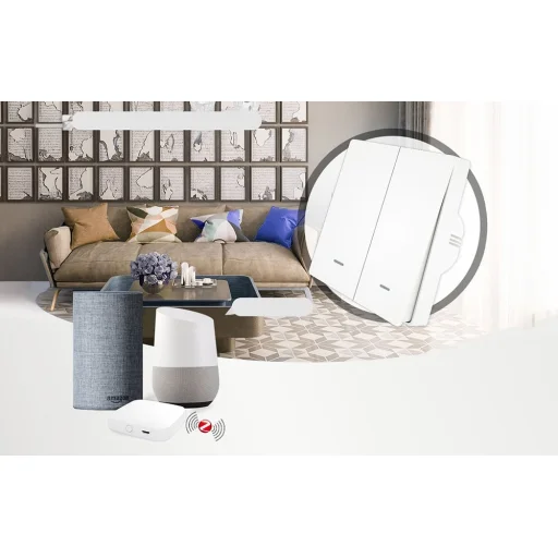 MOES ZS-B-EU2 ZigBee dvojkanálový vypínač svetla - 7