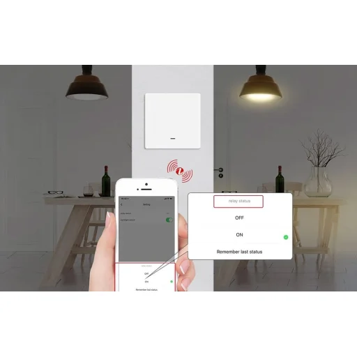 MOES ZS-B-EU1-WH-MS ZigBee inteligentný 1-kanálový spínač osvetlenia, biely - 3