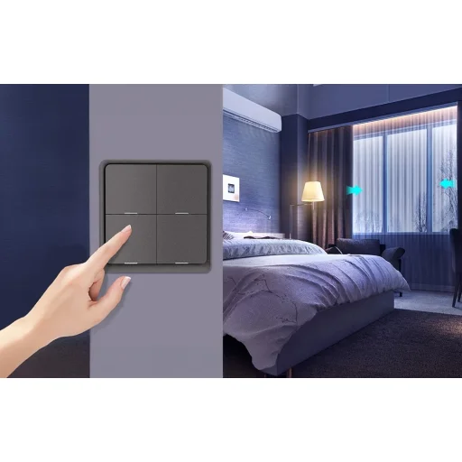 MOES ZT-SY-EU4S ZigBee 4-tlačidlový ovládač scén - 7
