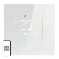 MOES WHT-006-GB-WH Wi-Fi termostat pre elektrické podlahové vykurovanie, biely