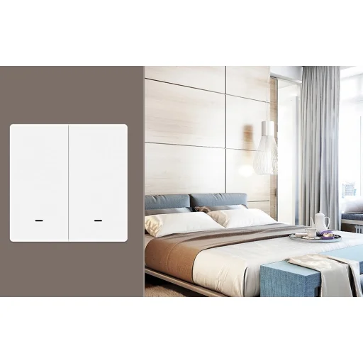 Moes ZT-B-EU2 ZigBee 3.0 dvojtlačidlový inteligentný scénický prepínač - 3