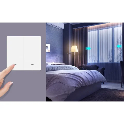 Moes ZT-B-EU2 ZigBee 3.0 dvojtlačidlový inteligentný scénický prepínač - 4