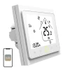 MOES BHT-002 inteligentný Wi-Fi LCD termostat pre elektrické podlahové kúrenie, biely thumbnail