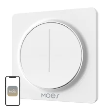 MOES ZS-SY-EUD-WH ZigBee dotykový stmievač, biely