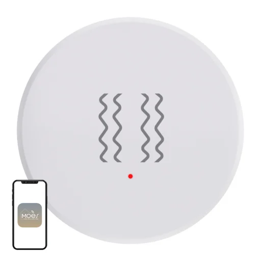 MOES ZSS-S02-VBR-C ZigBee inteligentný snímač vibrácií - 1