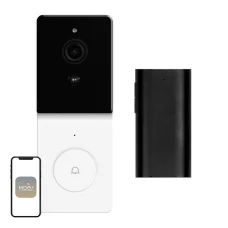 Moes WDB-TY-B20 Wi-Fi videozvonček, 1080p, čierny