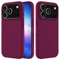 iPhone 18 Pro Max / 17 Pro Max jednofarebný silikónový kryt (fialový) kryt