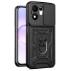 Honor 600 Smart 5G TPU+PC puzdro s posuvným krytom fotoaparátu (čierne) thumbnail