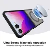Samsung Galaxy Z Flip8 5G matné MagSafe puzdro na telefón zo série Fan Dun, TPU hybridný PC (čierne) thumbnail