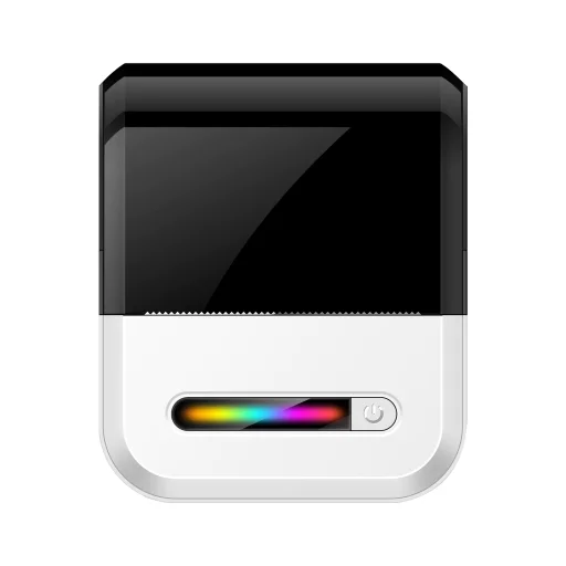 Mini címke és blokk hőnyomtató bluetooth U1 fehér/fekete , e-nyugta kompatibilis (iOS/Android) - 1