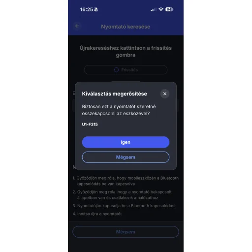 Mini címke és blokk hőnyomtató bluetooth U1 fehér/fekete , e-nyugta kompatibilis (iOS/Android) - 3