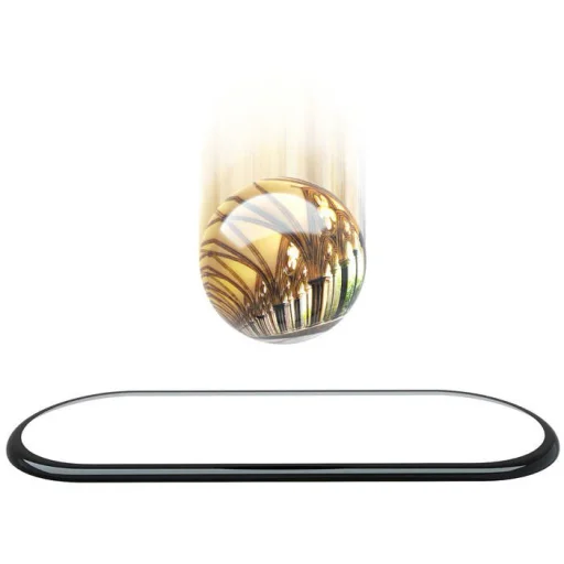 XIAOMI MI BAND 5 fekete 5D Kijelzővédő üvegfólia - 3