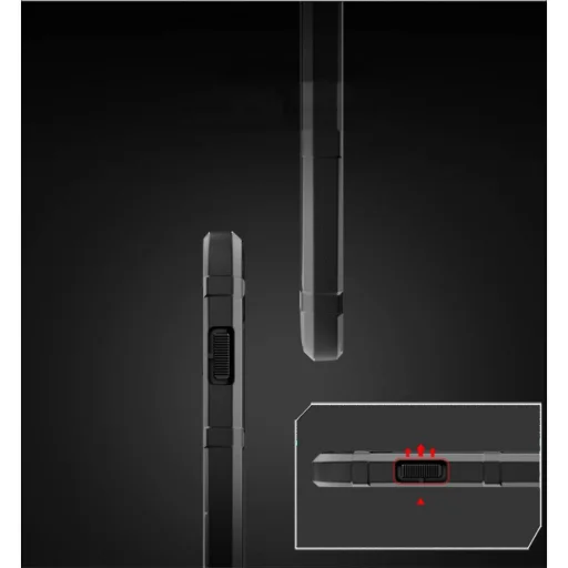 Armored Rugged Square tok SAMSUNG GALAXY M51 fekete - 5