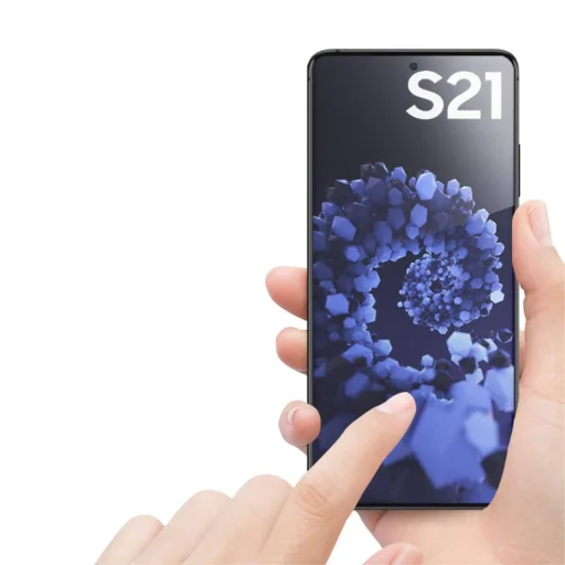 Samsung Galaxy S21 5D Full Glue kijelzővédő üvegfólia fekete - 6