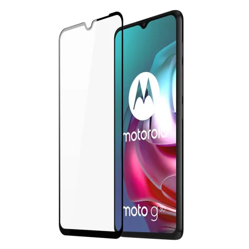Motorola Moto G10 / G30 5D Full Glue kijelzővédő üvegfólia fekete - 2