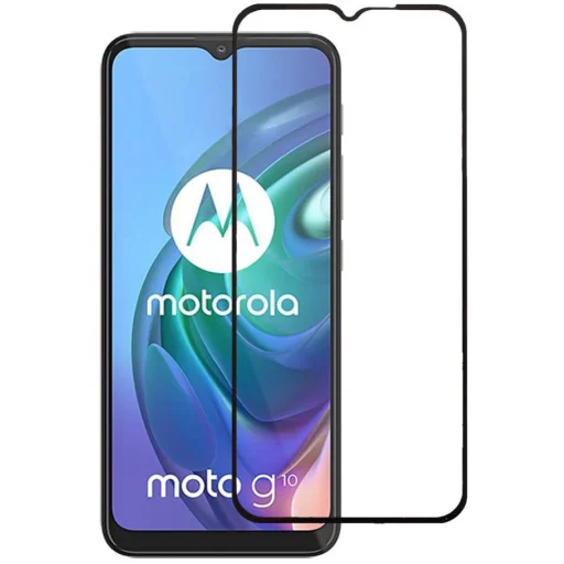Motorola Moto G10 / G30 5D Full Glue kijelzővédő üvegfólia fekete - 1