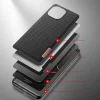 Xiaomi Mi 11 Dux Ducis Fino nylon bevonatú tok fekete thumbnail