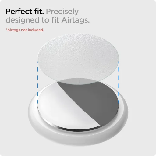 Spigen AirSkin Hydrogel Apple AirTag fólia 4 x 2 db matt átlátszó (AFL03151) - 8