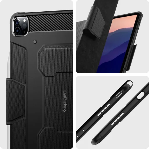 iPad Pro 12.9'' 2021 Spigen Rugged Armor Pro puzdro čierne (ACS02889) - 12