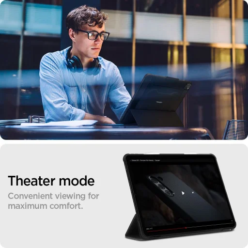 iPad Pro 12.9'' 2021 Spigen Rugged Armor Pro puzdro čierne (ACS02889) - 15