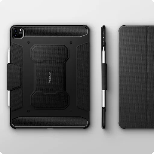 iPad Pro 12.9'' 2021 Spigen Rugged Armor Pro puzdro čierne (ACS02889) - 19