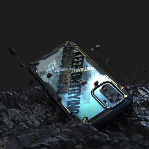 Xiaomi Redmi Note 10 / Redmi Note 10S Ringke Fusion X Design PC és TPU tok fekete (XDXI0029) - 6