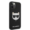 iPhone 12 Pro MAX Karl Lagerfeld KLHCP12LSLCHBK Choupette Head szilikon tok fekete thumbnail