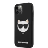 iPhone 12 Pro MAX Karl Lagerfeld KLHCP12LSLCHBK Choupette Head szilikon tok fekete thumbnail