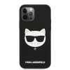 iPhone 12 Pro MAX Karl Lagerfeld KLHCP12LSLCHBK Choupette Head szilikon tok fekete thumbnail