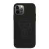 iPhone 12 Pro MAX  Karl Lagerfeld KLHCP12LSILTTBK Ikonik Outline szilikon tok fekete thumbnail