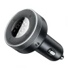 Baseus CCLH-01 2x USB szivargyújtós autós töltő és Bluetooth FM Transmitter fekete - 5
