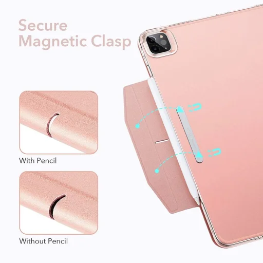 ESR Ascend Trifold tok IPAD PRO 12.9 2021 rose gold - 5