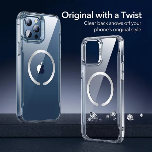 iPhone 12 Pro Max Esr CH Cloud HaloLock tok Jelly átlátszó - 7