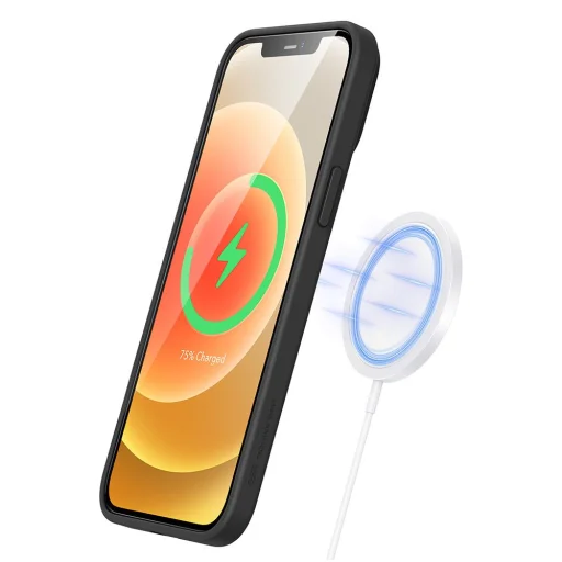 iPhone 12 ESR Cloud Soft MagSafe tok fekete - 9