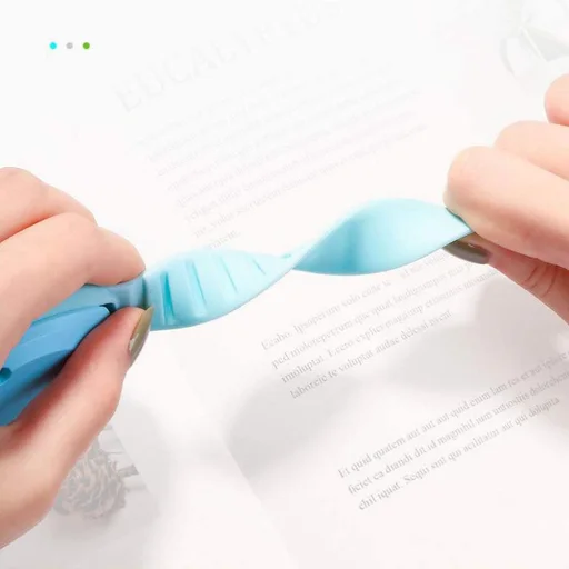 Gyerek karóra formájú mini ventillátor kék - 4