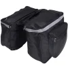 Biciklis táska hátsó csomagtartóra 37 x 26 x 30 cm vállpánttal fekete thumbnail