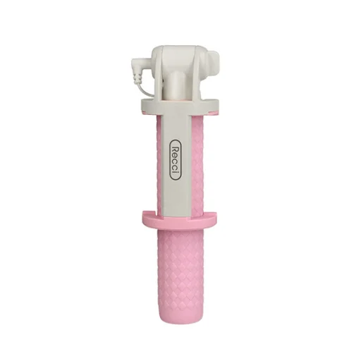 Recci Nimble REST-C01 vezetékes selfie bot pink - 1