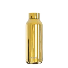 Quokka Solid vákum szigetelt vizesüveg, rozsdamentes acél kulacs 510 ml sleek gold