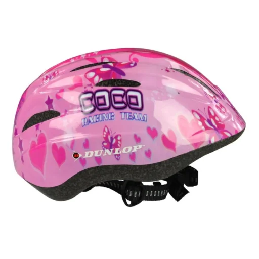 Dunlop gyerek kerékpáros bukósisak rózsaszín - 1