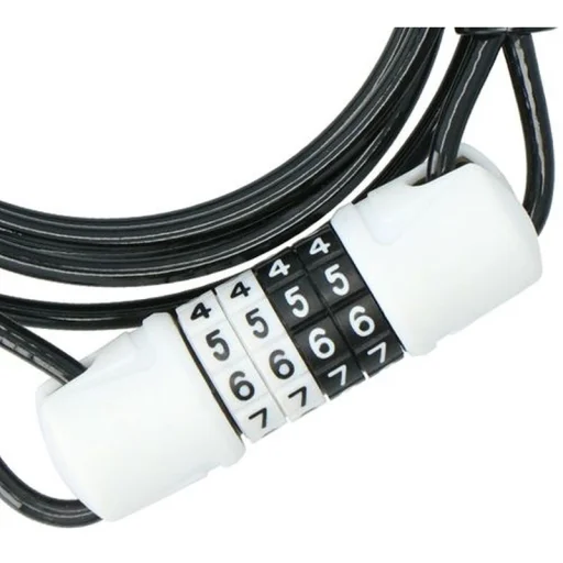 Dunlop kerékpárzár számkombinációval (szürke) - 5