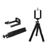 Flexibilis telefontartó tripod fekete thumbnail