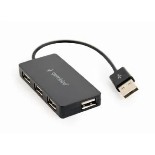 Gembird USB HUB elosztó adapter fekete - 1