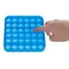 Anti stressz, színes stressz levezető négyzet kék színben thumbnail