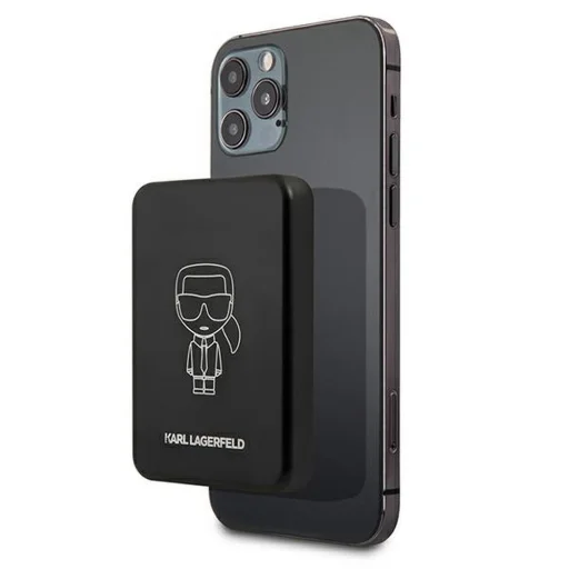 Karl Lagerfeld KLPBMSOIBK Powerbank 3000mAh MagSafe kompatibilis fekete - 1
