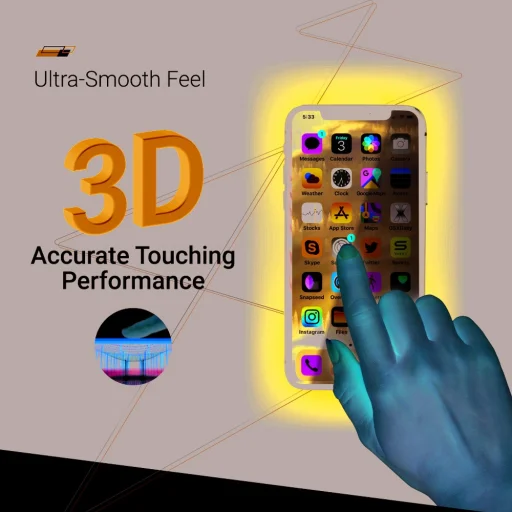 Samsung Galaxy A03s Roar 9H kijelzővédő üvegfólia 5D fekete - 9