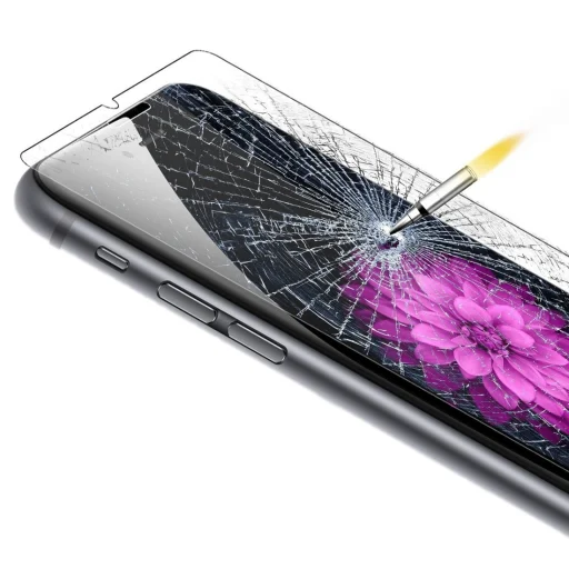 IPHONE X 5D kijelzővédő üvegfólia fekete - 15