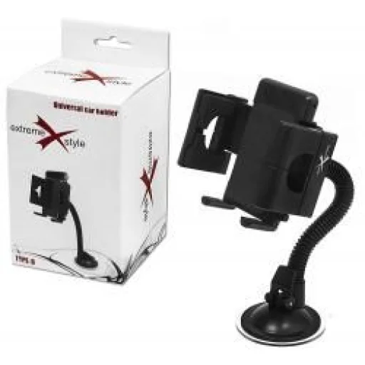 Extreme Univerzális autós telefontartó műszerfalra fekete - 1