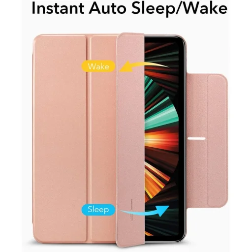 iPad Pro 12.9 2020/2021 ESR Rebound Magnetic tok Rose Gold - 5